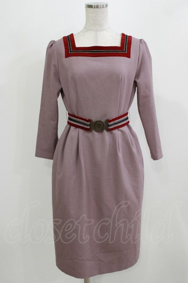 画像4: MILK / キャサリンTwin SET  スモーキーピンク×エンジ H-26-03-04-1064-ML-OP-KB-ZH (4)