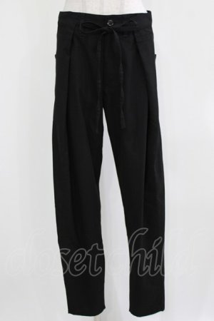 画像: HYSTERIC GLAMOUR / タックパンツ S 黒 H-26-03-04-1007-PU-PA-KB-ZH