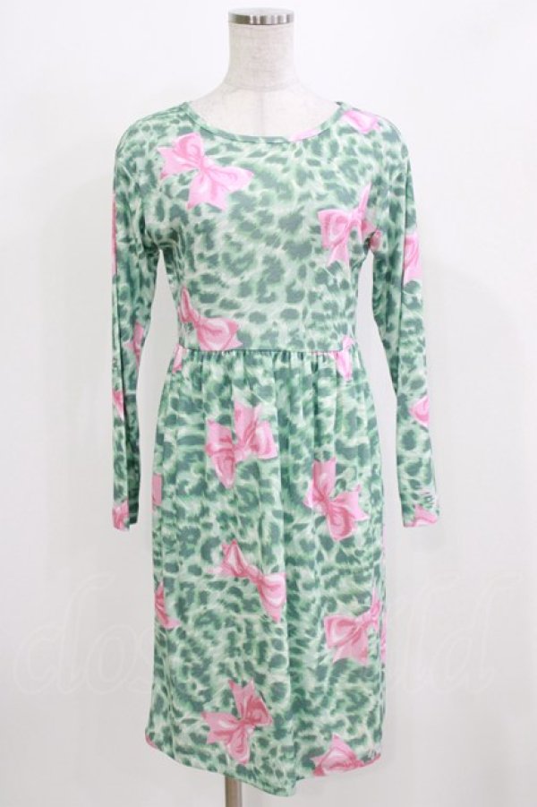 画像1: MILK / Pretty petsワンピース  ミントベース H-26-03-04-1069-ML-OP-KB-ZH (1)