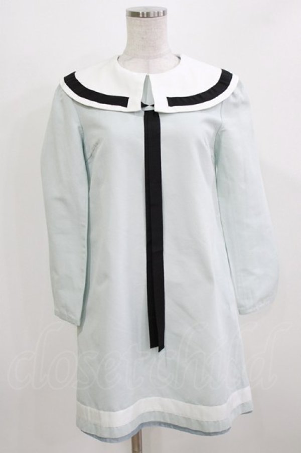 画像1: MILK / Sailor Dollワンピース  サックス H-26-03-04-1072-ML-OP-KB-ZH (1)