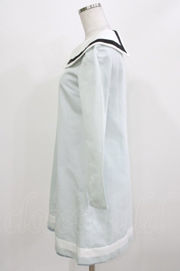 画像2: MILK / Sailor Dollワンピース  サックス H-26-03-04-1072-ML-OP-KB-ZH (2)