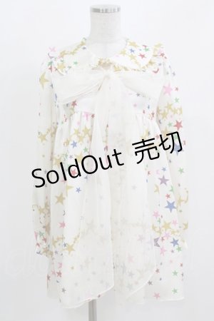 画像: MILK / Twinkle Babyブラウス  オフ×マルチ H-26-03-04-1074-ML-BL-KB-ZH