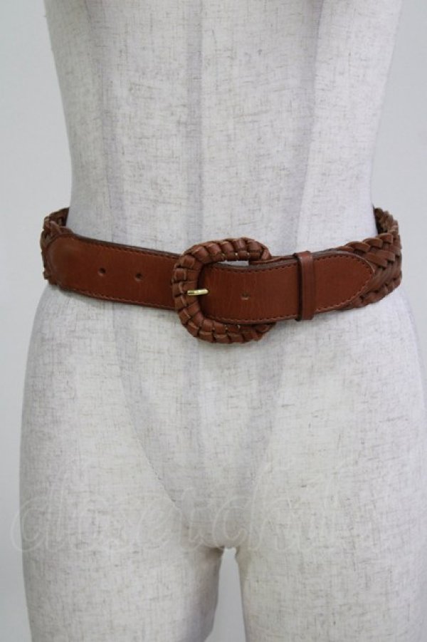 画像1: INGEBORG / ベルト  ブラウン H-26-03-04-1078-LO-ZA-NS-ZH (1)