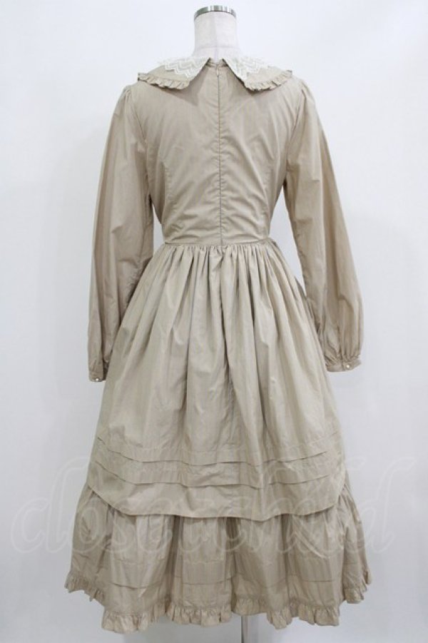 画像3: Maison de minette / ストライプドレス  ベージュ H-26-03-04-1015-LO-OP-KB-ZH (3)