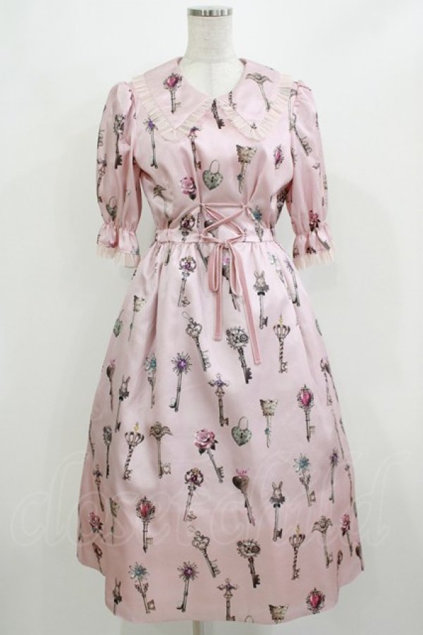 画像1: MILK / プリンセスKeyドレス  ピンク H-26-03-04-1016-ML-OP-KB-ZH (1)