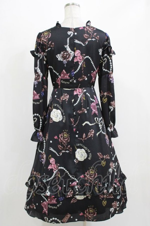 画像3: MILK / ショコラローズプリンセスドレス  ブラックチョコ H-26-03-04-1018-ML-OP-KB-ZH (3)