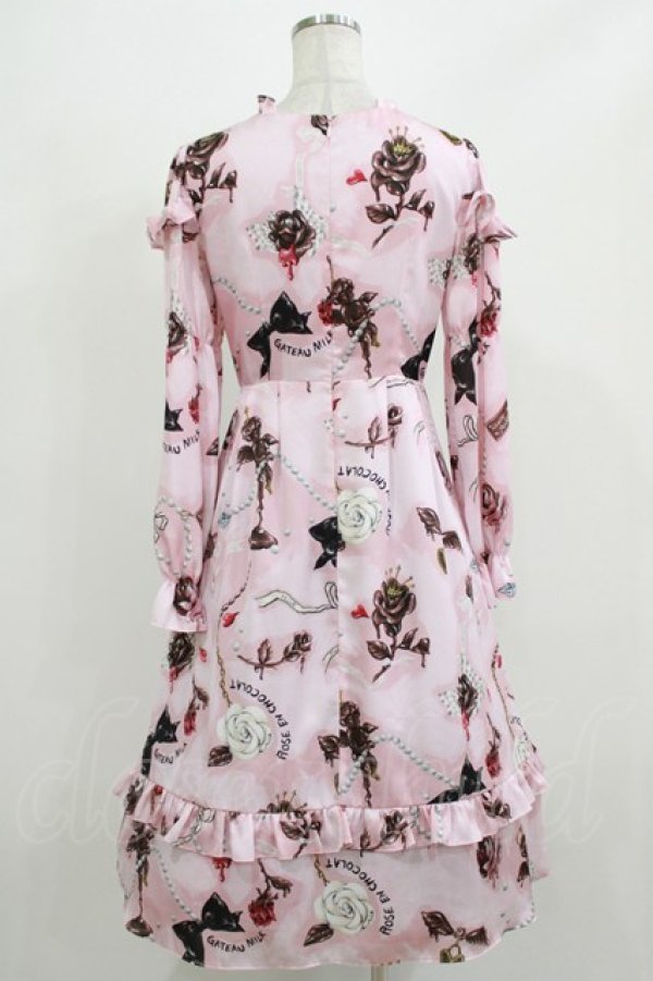 画像3: MILK / ショコラローズプリンセスドレス  ストロベリーチョコ H-26-03-04-1019-ML-OP-KB-ZH (3)