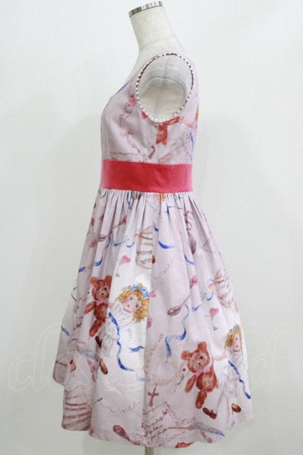 画像2: MILK / フレンチドールドレス  ピンク H-26-03-04-1025-ML-OP-KB-ZH (2)