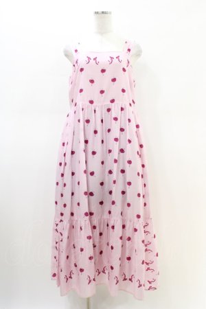 画像: Jane Marple / Pas de bourreeティアードドレス  ピンク H-26-03-05-029-JM-OP-KB-ZH