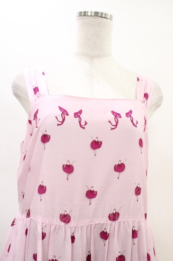 画像4: Jane Marple / Pas de bourreeティアードドレス  ピンク H-26-03-05-029-JM-OP-KB-ZH (4)