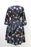 画像2: Emily Temple cute / Tulipワンピース  ネイビー H-26-03-05-034-ET-OP-KB-ZH (2)