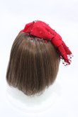画像2: Melody BasKet / Dollyリボンカチューシャ  レッド H-26-03-05-005-LO-AC-KB-ZH (2)