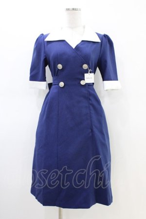 画像: MILK / CA LADYワンピース  ネイビー H-26-03-05-036-ML-OP-KB-ZH