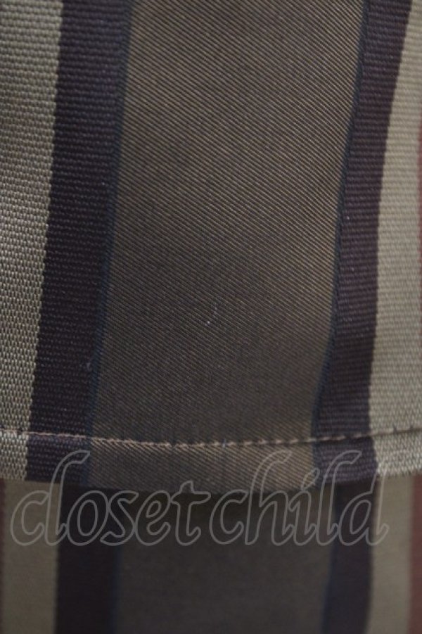 画像3: Jane Marple Dans Le Salon / Old England stripe painter's dress M ブラウン H-26-03-05-040-JM-OP-KB-ZH (3)