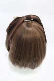 画像2: MARBLE / リボン型クラシカルヘッドドレス  茶 H-26-03-05-006-GO-AC-KB-ZH (2)