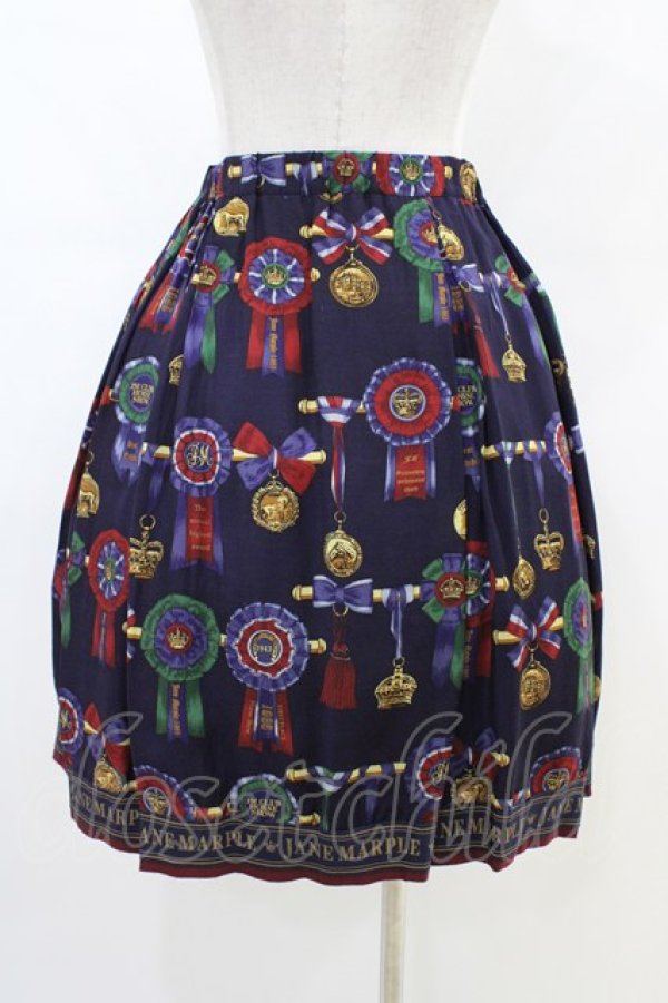 画像2: Jane Marple / Royal riding clubタックスカート  ネイビー H-26-03-05-047-JM-SK-KB-ZH (2)