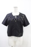 画像1: BLOOD SUPPLY（海外ブランド） / Key JK Sailorブラウス L ブラック H-26-03-05-051-GO-BL-KB-ZH (1)