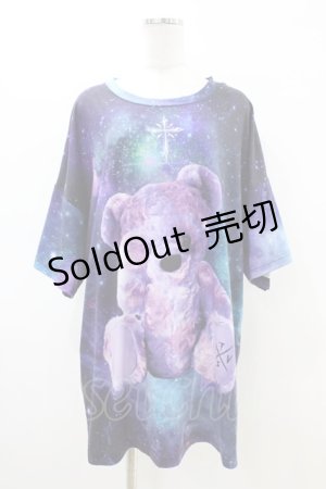画像: TRAVAS TOKYO / Cosmic bear BIGカットソー  ブラックベース H-26-03-05-056-PU-TO-KB-ZH
