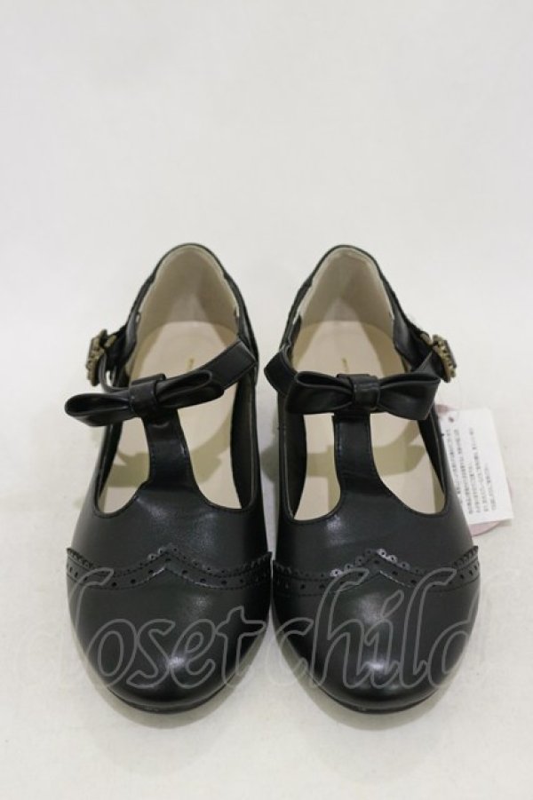 画像1: m petit by misako / AMPUリボンストラップP M ブラック H-26-03-05-1001-LO-SH-NS-ZH (1)