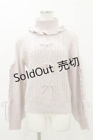 画像: Ank Rouge / 肩あきニット M ピンク H-26-03-05-1044-CA-TO-NS-ZH