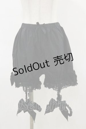 画像: Angelic Pretty / ガーター付ブルマ Free ブラック H-26-03-05-1050-AP-PA-NS-ZH