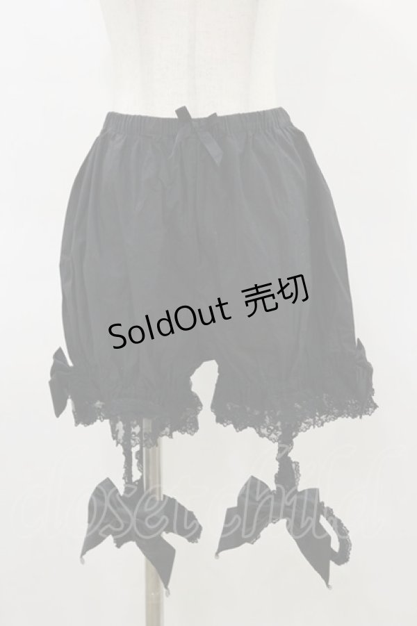 画像1: Angelic Pretty / ガーター付ブルマ Free ブラック H-26-03-05-1050-AP-PA-NS-ZH (1)