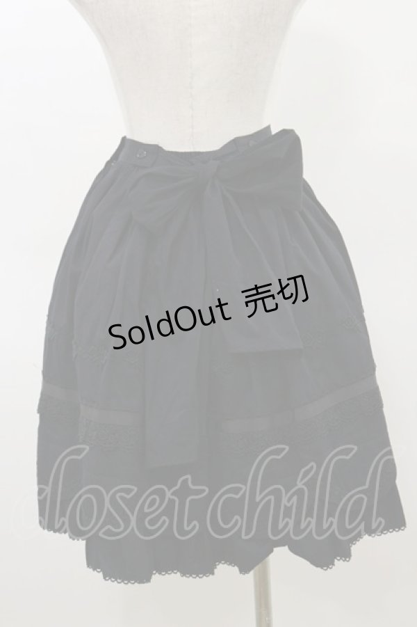 画像2: BABY,THE STARS SHINE BRIGHT / バーバリー裾スカラップスカート Free ブラック H-26-03-05-1051-BA-SK-NS-ZH (2)