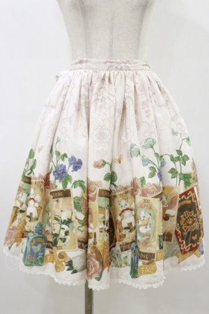 画像: ALICE and the PIRATES / Mystical emotion〜クリスの心の囁き〜柄スカート Free 生成り H-26-03-05-1054-PA-SK-NS-ZH