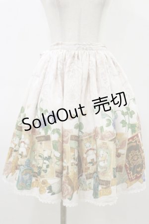 画像: ALICE and the PIRATES / Mystical emotion〜クリスの心の囁き〜柄スカート Free 生成り H-26-03-05-1054-PA-SK-NS-ZH