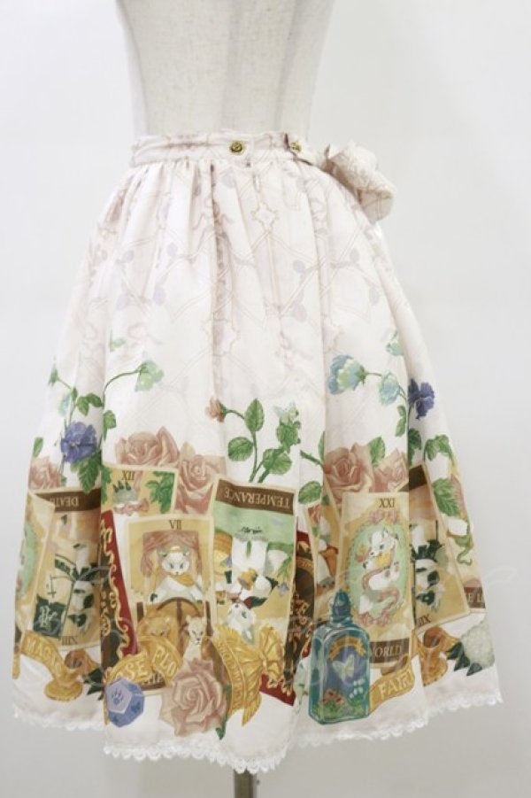 画像3: ALICE and the PIRATES / Mystical emotion〜クリスの心の囁き〜柄スカート Free 生成り H-26-03-05-1054-PA-SK-NS-ZH (3)