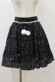 画像1: Ank Rouge / ぽんぽんリボンハートdotスカート M ブラック H-26-03-05-1056-CA-SK-NS-ZH (1)