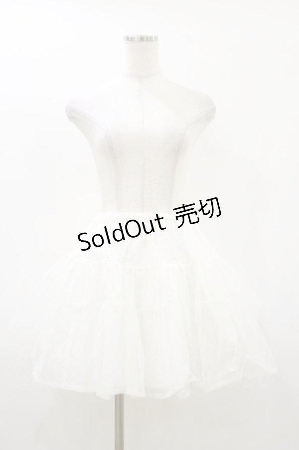 画像1: Angelic Pretty / Girlyパニエ Free 白 H-26-03-05-1057-AP-SK-NS-ZH (1)