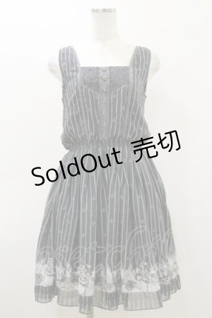 画像: axes femme / メルヘン柄ノースリチュニ M グレー H-26-03-05-1062-AX-OP-NS-ZH