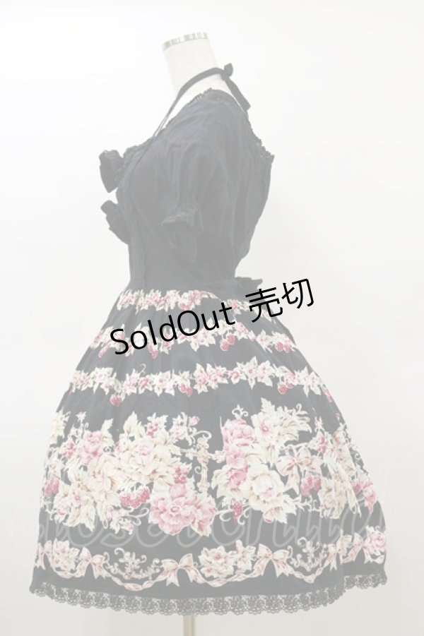 画像3: BABY,THE STARS SHINE BRIGHT / クロスローズプリントワンピース(難有) Free ブラック H-26-03-05-1066-BA-OP-NS-ZH (3)