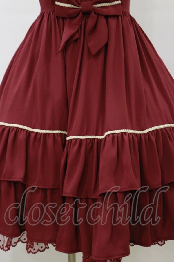 画像4: Angelic Pretty / Raffineジャンパースカート Free ワイン H-26-03-05-1069-AP-OP-NS-ZH (4)