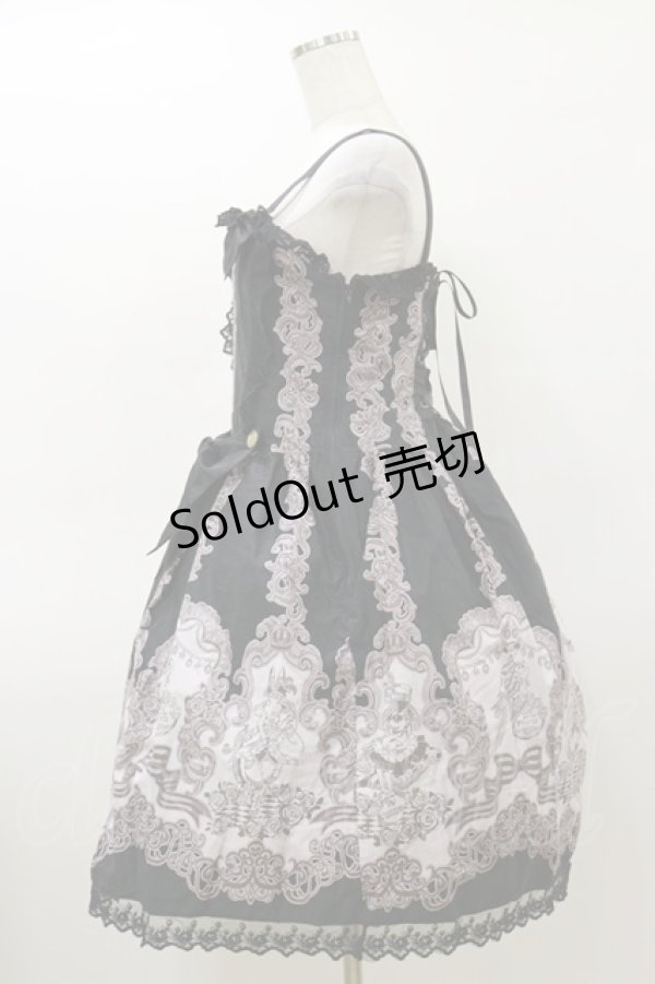 画像3: ALICE and the PIRATES / A/P海賊柄ジャンパースカート＆カチューシャ Free ブラック H-26-03-05-1072-PA-OP-NS-ZH (3)