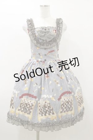 画像: metamorphose / Nostalgic chessboardジャンパースカート Free グレー H-26-03-05-1073-ME-OP-NS-ZH