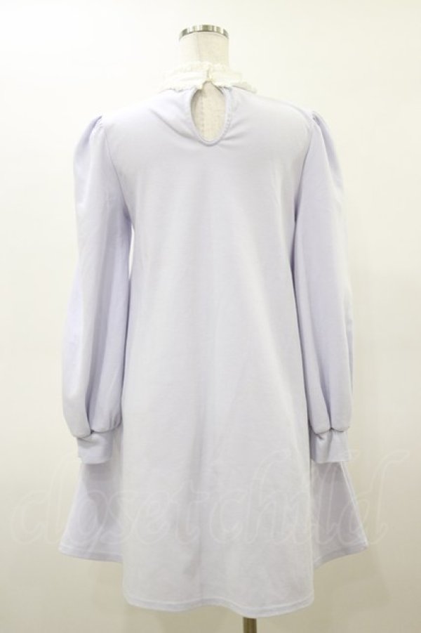 画像2: Ank Rouge / レースカットワンピース M ブルー H-26-03-05-1079-CA-OP-NS-ZH (2)