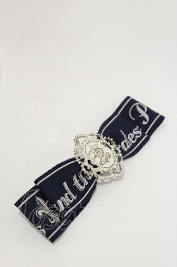 画像1: ALICE and the PIRATES / A/Pロゴプリントクリップ  ネイビー H-26-03-05-1018-PA-AC-NS-ZH (1)