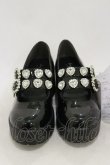 画像1: Lovely Tency / 眞白ありす/TT*MAベルトシューズ M ブラック H-26-03-05-1002-GO-SH-NS-ZH (1)
