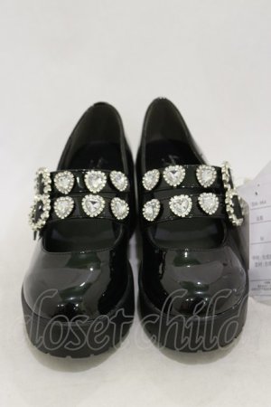 画像: Lovely Tency / 眞白ありす/TT*MAベルトシューズ M ブラック H-26-03-05-1002-GO-SH-NS-ZH