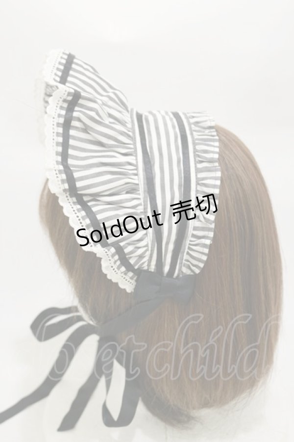 画像2: Angelic Pretty / Tea Party Doll Setのボンネット  ブラック H-26-03-05-1021-AP-AC-NS-ZH (2)