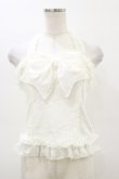画像1: Angelic Pretty / レーシィシフォンリボンホルターキャミソール Free 白 H-26-03-05-1025-AP-TO-NS-ZH (1)