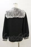 画像2: Rojita / レースフリルセーラー衿ブラウス Free ブラック H-26-03-05-1038-LO-BL-NS-ZH (2)