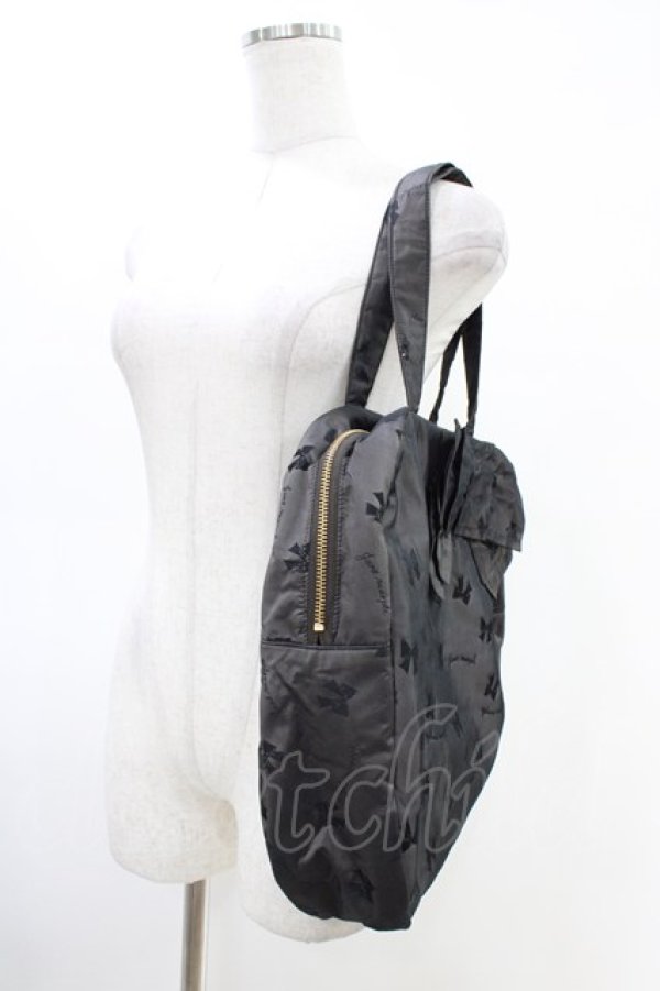 画像2: Jane Marple / Memory ribbon Jacquard bag  ブラウン H-26-03-05-014-JM-BG-KB-ZH (2)