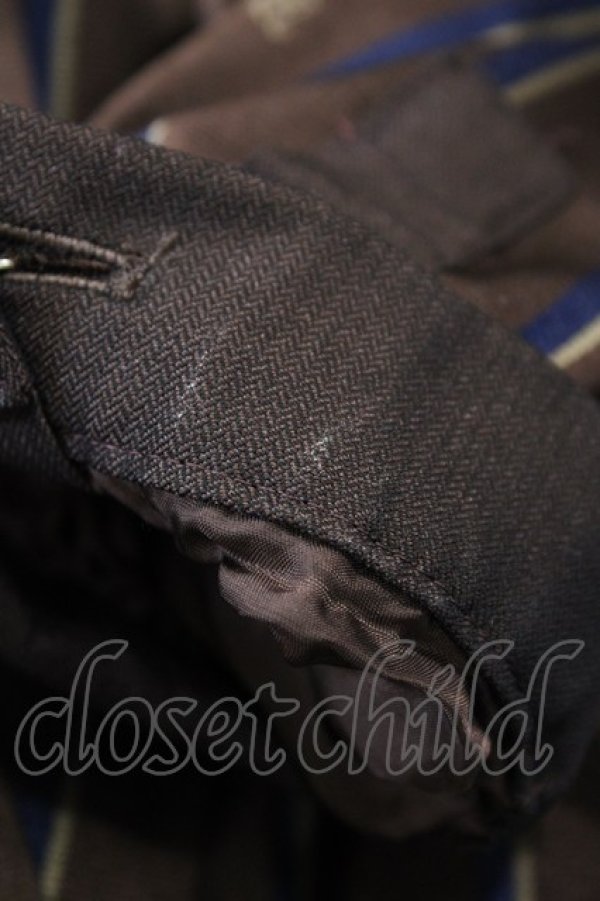 画像5: Jane Marple / Regimental stripeのコレットドレス  ブラウン H-26-03-05-017-JM-OP-KB-ZH (5)