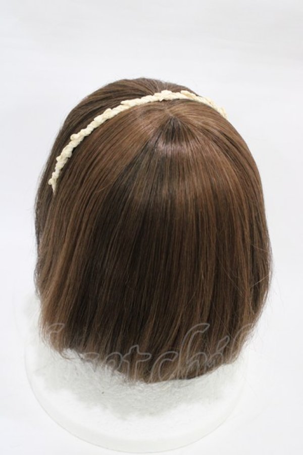 画像2: Jane Marple / ブレードリボンカチューシャ  アイボリー H-26-03-05-003-JM-AC-KB-ZH (2)