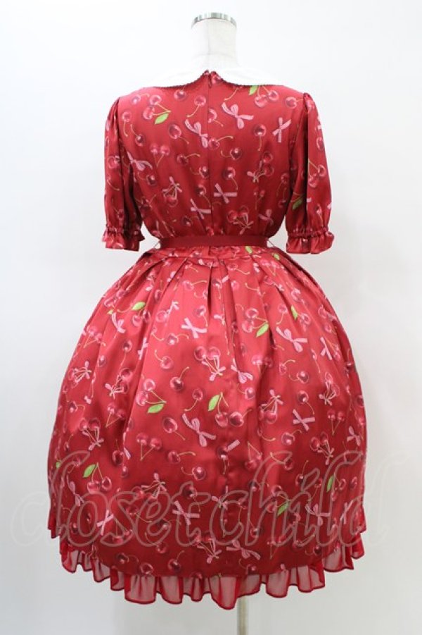 画像2: Emily Temple cute / Shadow Cherryワンピース  レッド H-26-03-05-023-ET-OP-KB-ZH (2)