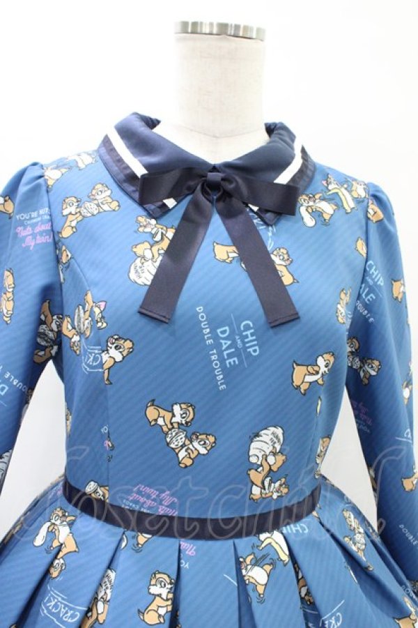 画像4: Emily Temple cute / チップとデールワンピース  ブルー H-26-03-05-024-ET-OP-KB-ZH (4)