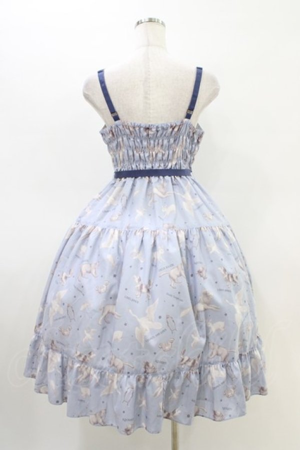 画像2: Emily Temple cute / Starry Skyキャミソールワンピース M サックス H-26-03-05-025-ET-OP-KB-ZH (2)